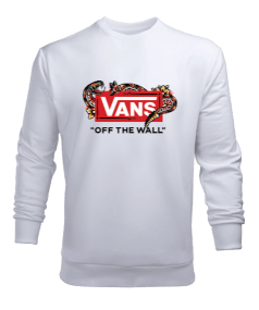 Vans Tasarım Baskılı Erkek Sweatshirt