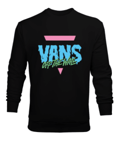 Vans Tasarım Baskılı Erkek Sweatshirt