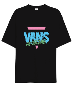 Vans Tasarım Baskılı Oversize Unisex Tişört