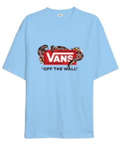 Vans Tasarım Baskılı Oversize Unisex Tişört