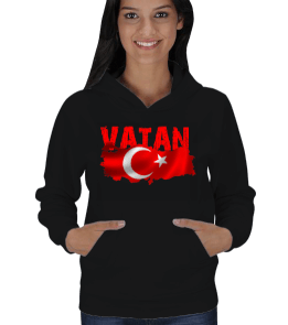 VATAN Kadın Kapşonlu