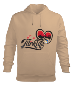 Vatan Türkiye Erkek Kapüşonlu Hoodie Sweatshirt