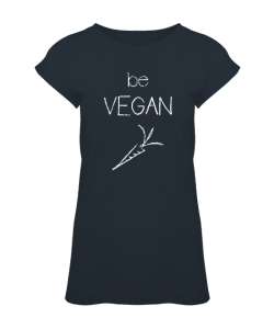 Vegan - Vejeteryan V3 Füme Kadın Tunik