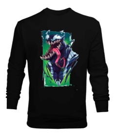 Venom Tasarım Baskılı Erkek Sweatshirt