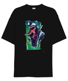 Venom Tasarım Baskılı Oversize Unisex Tişört