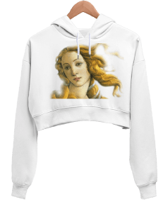 Venus Kadın Crop Hoodie Kapüşonlu Sweatshirt