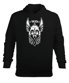 Viking Savaşcı Erkek Kapüşonlu Hoodie Sweatshirt