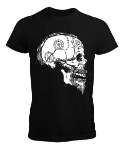 Viking skull kurukafa Siyah Erkek Tişört