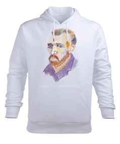 Vincent van Gogh Erkek Kapüşonlu Hoodie Sweatshirt