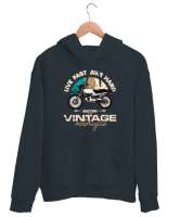 Vintage Motosiklet - Motorcycle Füme Unisex Kapşonlu Sweatshirt - Thumbnail