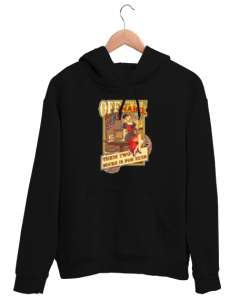 Vintage Poster - Wild West - Vahşi Batı Siyah Unisex Kapşonlu Sweatshirt