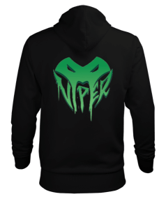 Viper Erkek Kapüşonlu Hoodie Sweatshirt