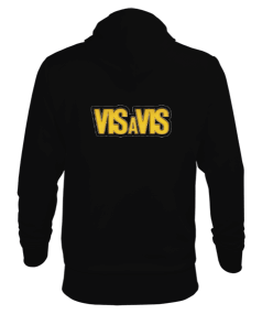 visa vis temalı baskılı sweat Erkek Kapüşonlu Hoodie Sweatshirt