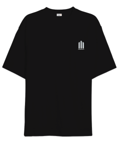 VIT-BLACK Oversize T-Shirt Oversize Unisex Tişört