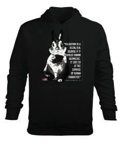 Vivisection Black Erkek Kapüşonlu Hoodie Sweatshirt