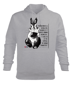 Vivisection Grey Erkek Kapüşonlu Hoodie Sweatshirt