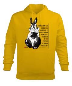 Vivisection Yellow Erkek Kapüşonlu Hoodie Sweatshirt