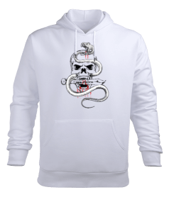 VORTEX kuru kafa ve yılan Erkek Kapüşonlu Hoodie Sweatshirt