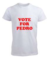 Vote for Pedro - Napoleon Dynamite Beyaz Erkek Tişört - Thumbnail