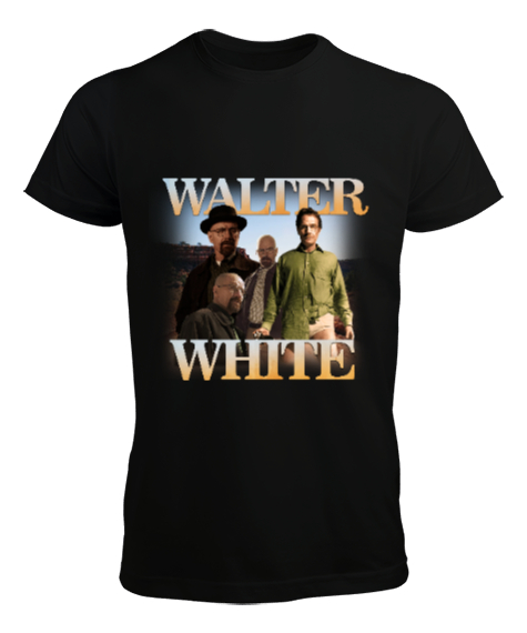 Walter White Breaking Bad Siyah Erkek Tişört