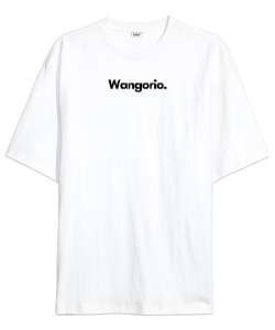 Wangorio Beyaz Regular Serisi Beyaz Oversize Unisex Tişört