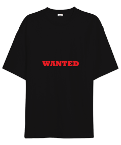 wanted Oversize Unisex Tişört