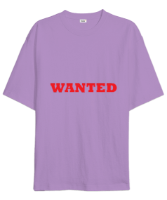 Wanted Oversize Unisex Tişört