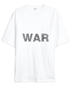 War Oversize Unisex Tişört