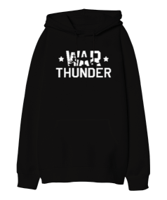 War Thunder Oversize Unisex Kapüşonlu Sweatshirt