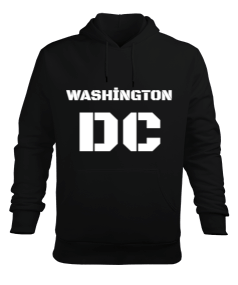 Washington DC Erkek Kapüşonlu Hoodie Sweatshirt