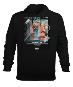 Wasted unisex hoodie Erkek Kapüşonlu Hoodie Sweatshirt