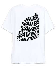 waves Oversize Unisex Tişört