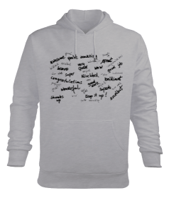 well-done Erkek Kapüşonlu Hoodie Sweatshirt