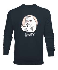 What - Ne Var? Füme Erkek Sweatshirt