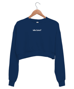 Who Cares Kadın Crop Sweatshirt