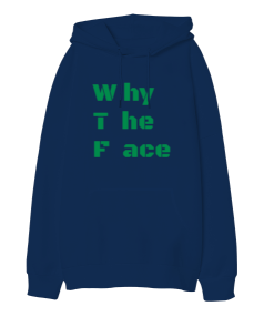 Why The Face phil dunphy Oversize Unisex Kapüşonlu Sweatshirt