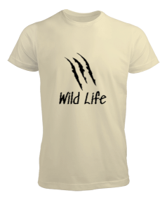 Wild Life Tasarımlı Cool Erkek Tişört