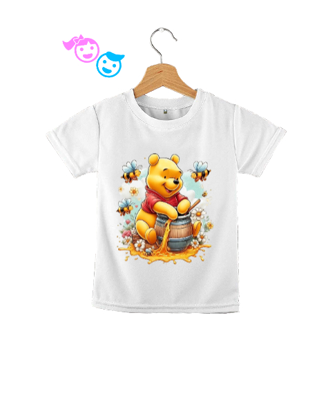 Tisho - Winnie the pooh kid Beyaz Çocuk Unisex