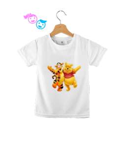 Winnie The Pooh Tigger and Winnie Beyaz Çocuk Unisex