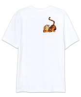 Winnie The Pooh Tigger Beyaz Oversize Unisex Tişört - Thumbnail