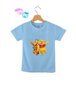 Winnie the pooh tigger kid blue Buz Mavisi Çocuk Unisex