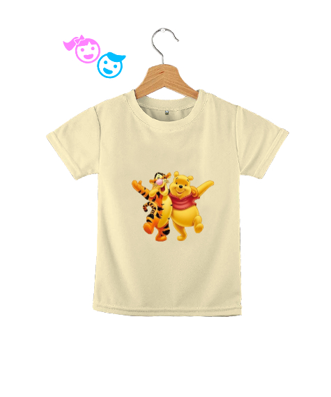 Tisho - Winnie the pooh tigger kid Krem Çocuk Unisex