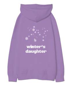 Winters Daughter Lila Oversize Unisex Kapüşonlu Sweatshirt