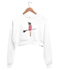 witch Kadın Crop Sweatshirt