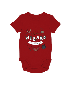  Wizard in Training Kırmızı Bebek Zıbını