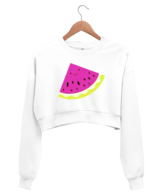 WMELON Kadın Crop Sweatshirt