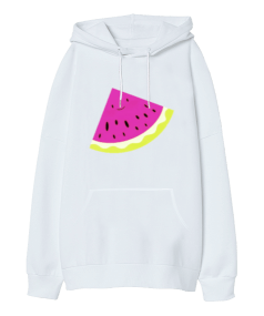 WMELON Oversize Unisex Kapüşonlu Sweatshirt