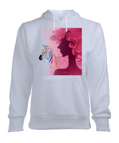 WMN Kadın Kapşonlu Hoodie Sweatshirt