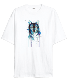 Wolf Head Oversize Unisex Tişört