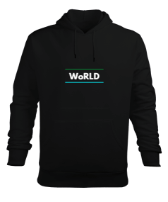 WoRLD Erkek Kapüşonlu Hoodie Sweatshirt